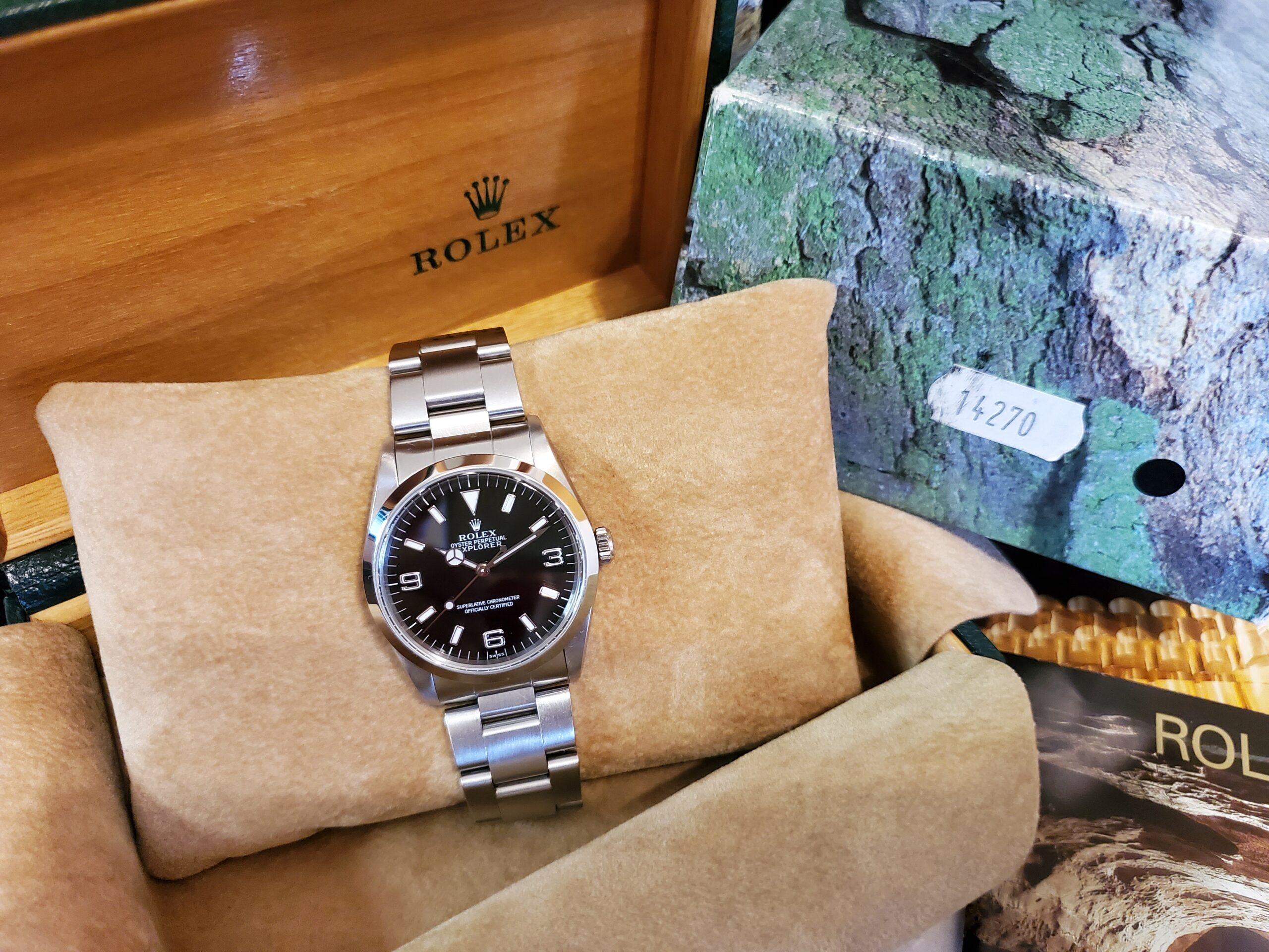 Rolex Eplorer I 14720 Swiss Only dial A2 serial 1999 Set 2020