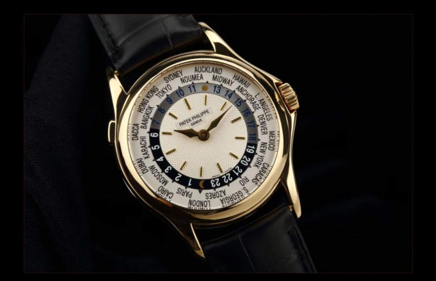 Patek Philippe 5110J World Time 18K Yellow Gold Very good