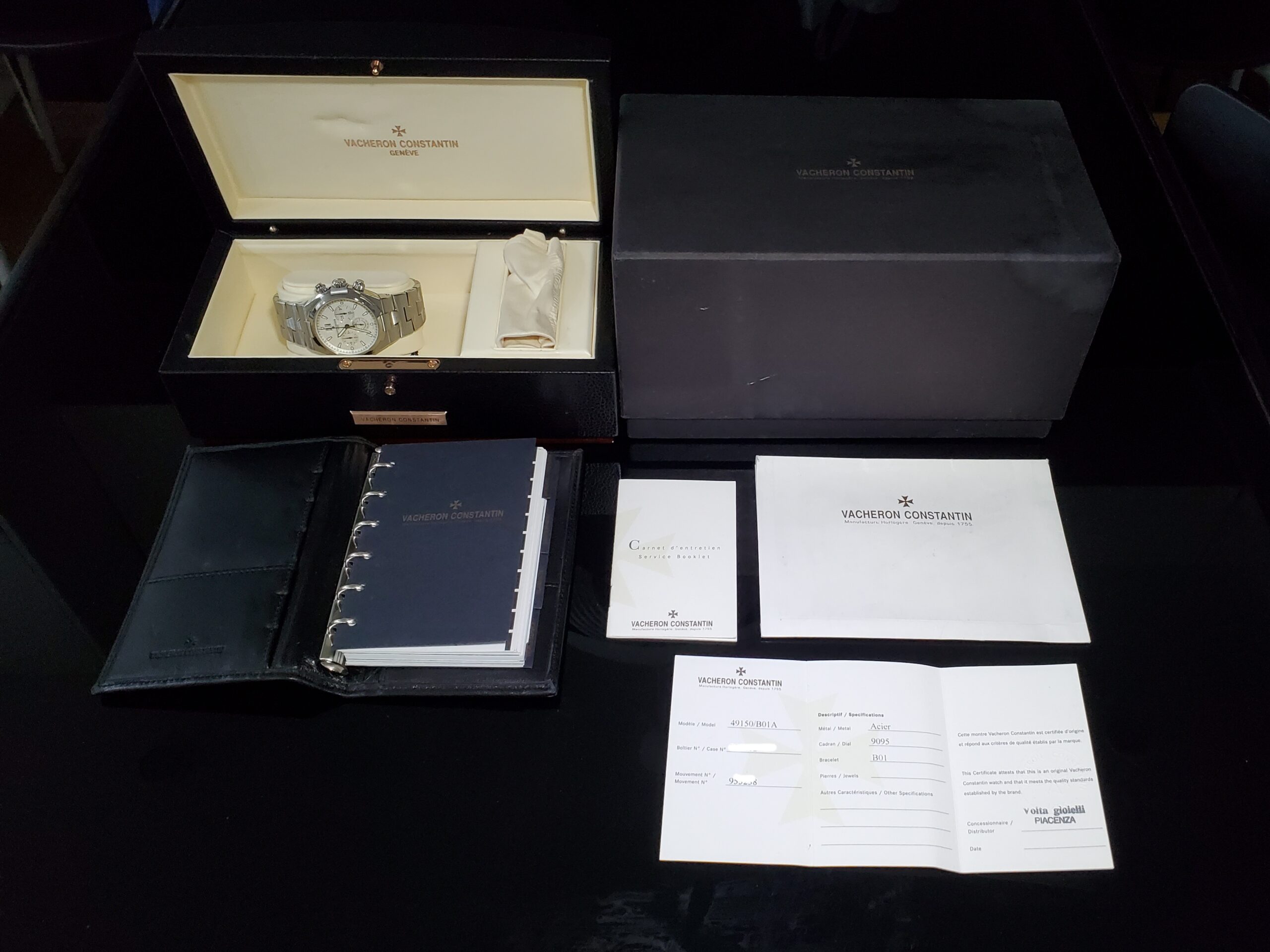 Vacheron Constantin Overseas Chronograph Complete Set