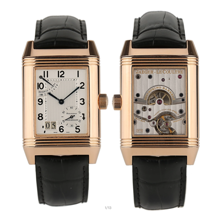 JaegerLeCoultre Reverso Grande Date 8 Days Power Reserve Skeleton Back