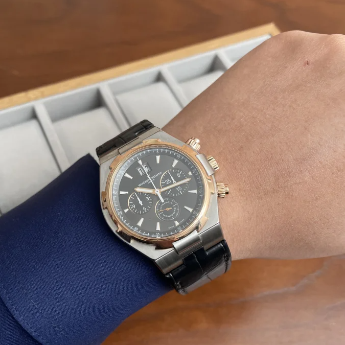 vacheron constantin overseas chronograph gold