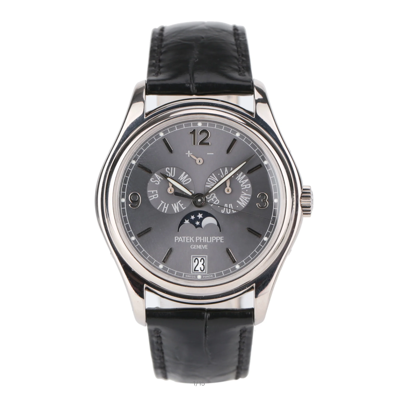 Patek Philippe Annual Calendar 5146G Geneva Seal MiNT 18K white gold ...